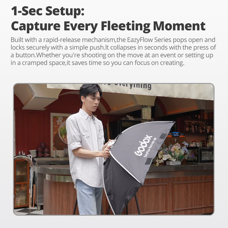 Godox EazyFlow seri Softbox Li - Photography Lighting Mount ulasan dan harga