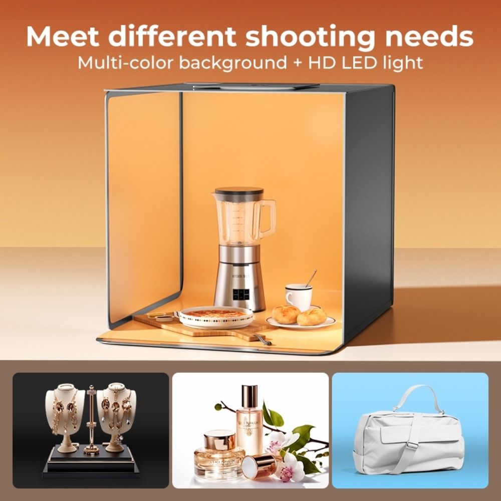 Kotak Lampu LED Studio 45/65cm - Photography Lighting Board ulasan dan harga